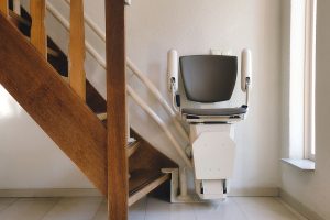 Einbaubeispiel Sitz-Treppenlift